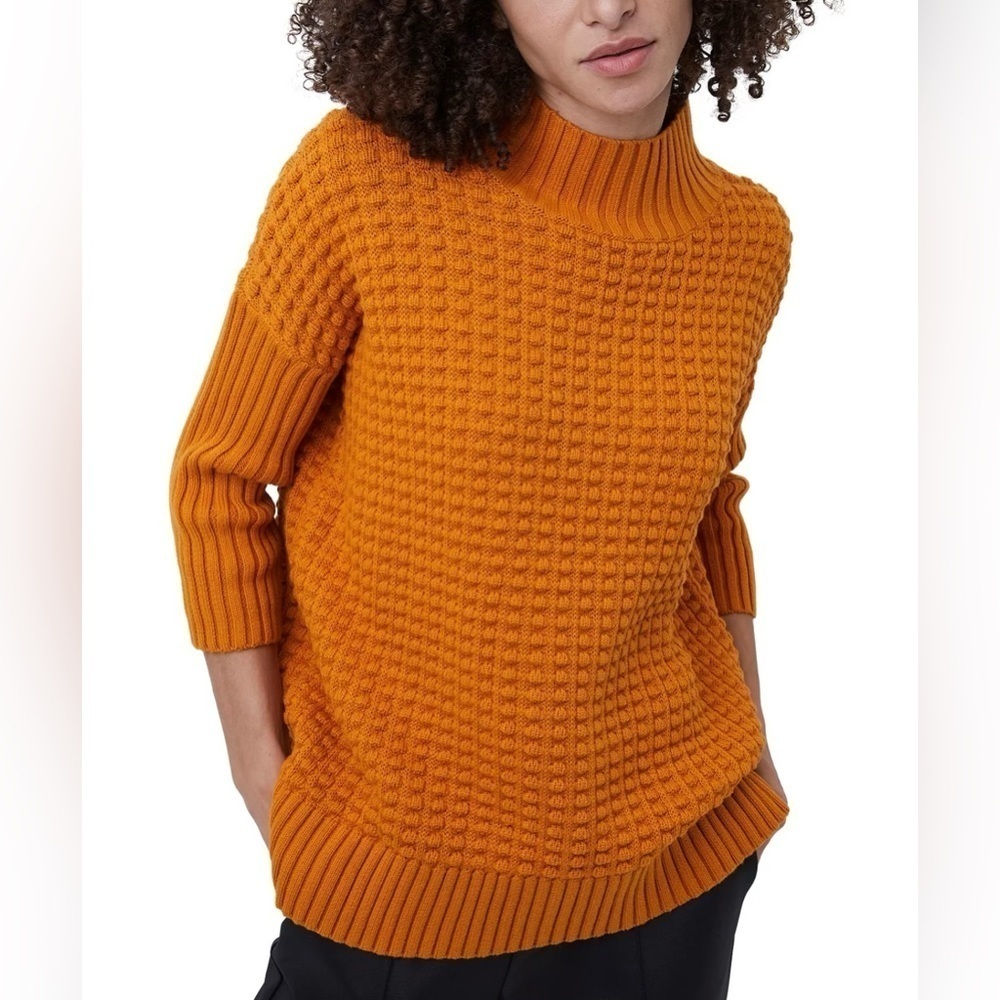 Women's Mozart Cotton Popcorn Sweater - Picture 9 of 9